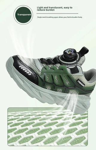 Zapatillas Deportivas Transpirables Para Niños, Zapatos Casu