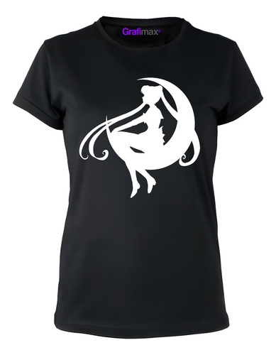 Polera Mujer Sailor Moon Serena Silueta Anime Grafimax