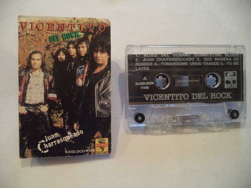 Vicentito Del Rock Juan Charrasqueado Cassette Promocional 