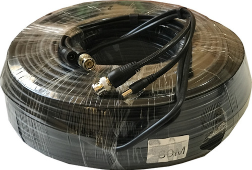 Cable Cctv 60 Mts Coaxial Alta Calidad 4k Matko Seguridad