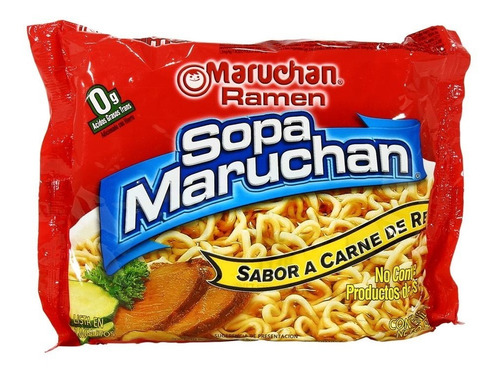 Sopa Maruchan Carne De Res Ramen 85g Instantanea Lunch Gr