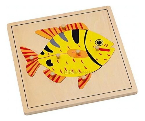 Material didáctico Pré-escolar Elite Montessori Fish Puzzle