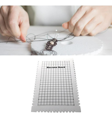 J Tablero De Espuma De Macramé Grande Para Trenzado