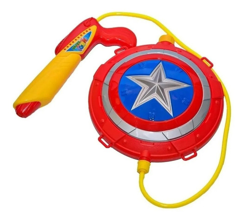 Pistola Mochila De Agua Capitán América Juego Para Niños