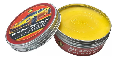 Brazilian Carnauba Cleaner Wax Cera En Pasta Alto Brillo Xl