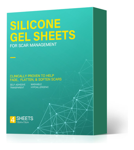 Hojas De Silicona Grandes De Grado Medico Para Cicatrices De