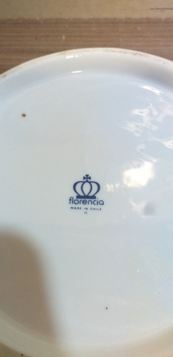 Hermosa Fuente O Centro De Mesa Chile Porcelana Florencia