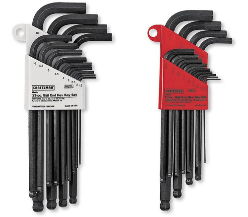 Craftsman Juego De Llaves Hexagonales Estándar
