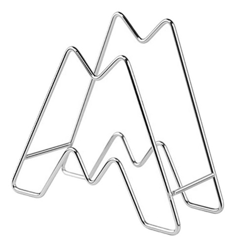 Organizador De Tapas De Ollas, Soporte Para Encimera Plata