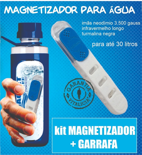 Imagem 1 de 3 de Magnetizador De Água Imantada Magnetlife | Frete Grátis