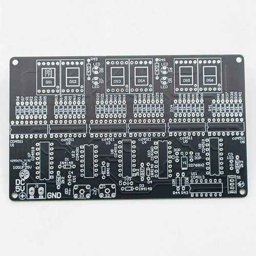 Kit De Relógio De Circuito Digital 2x 4,5v-5,5v De 6 Bits El