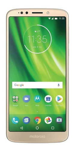 Celular Smartphone Motorola Moto G6 Play Xt1922 32gb Dourado - Dual Chip