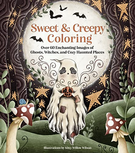 Book : Sweet And Creepy Coloring Over 60 Enchanting Images 
