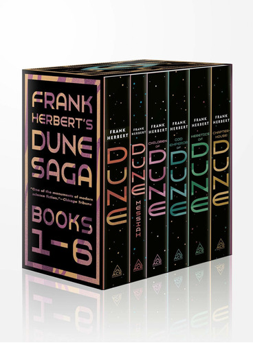 Dune Saga Completa [ 6 Libros Con Estuche ] Inglés