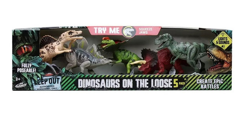 Dinosaurios De Juguete T Rex De 22cm 6 Piezas Jurassic Park
