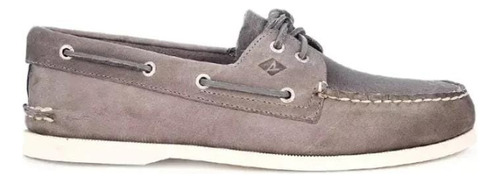 Zapato Sperry Hombre Sts25510 A/o 2-eye Leather Grey