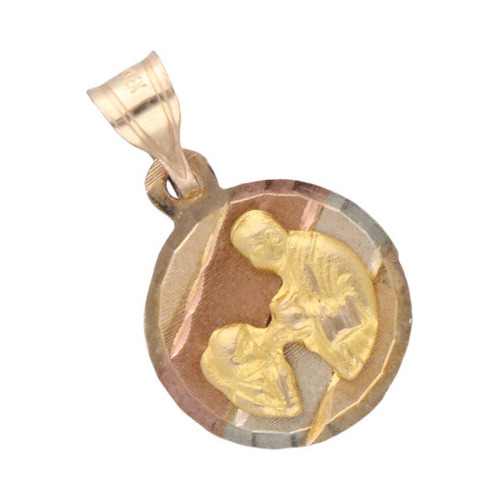Medalla De 10k Oro Amarillo, 1 Gramos