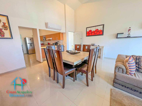 Cad Diamante Lakes Zafiro 327. Terraza Con Vista A La Alberca Y Jardines