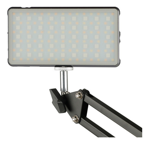Imagen 2 de 10 de Soporte Articulado De Mesa P/ Microfono , Luz Led O Web Cam