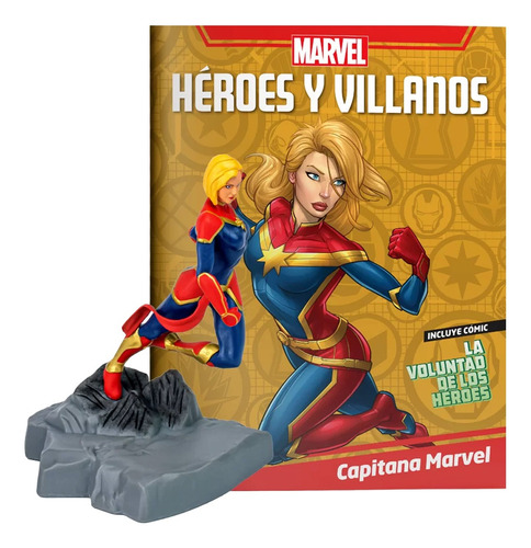 Coleccion Héroes Y Villanos Marvel N° 19 Capitana Marvel