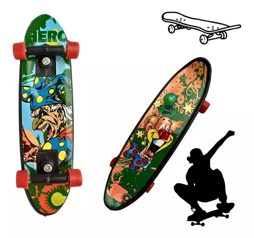 Kit Skate De Dedo 4 Peças Radical Material Reforçado Resistente Menino -  DBRINQ - Skate de Dedo - Magazine Luiza