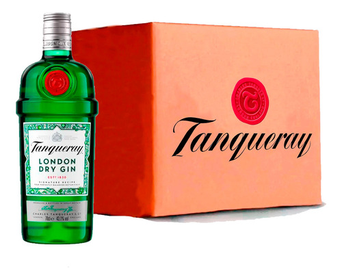 Ginebra Tanqueray London Dry Gin 700ml Caja 12 Unidades