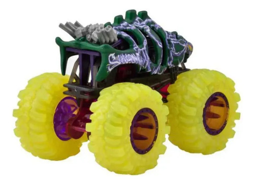 Monster Truck Power Smashers Hot Wheels Hyj19 Color Skelesaurus