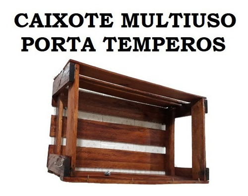 Caixote Prateleira Porta Temperos Armário