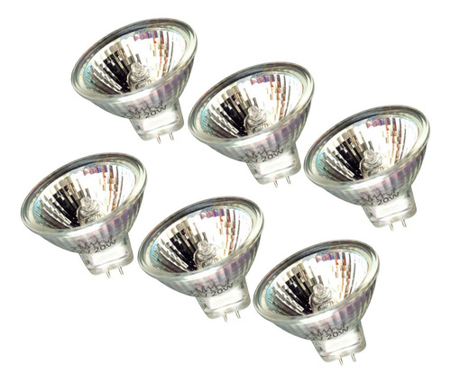6 Uds Bombilla Halógena Bombillas 20w 12v Alto Rendimiento