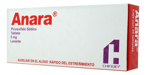 Anara Tabletas 5 Mg, 20 Tabletas