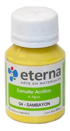 Esmalte Acrilico Al Agua Eterna X 37ml Color del óleo 04 SAMBAYON