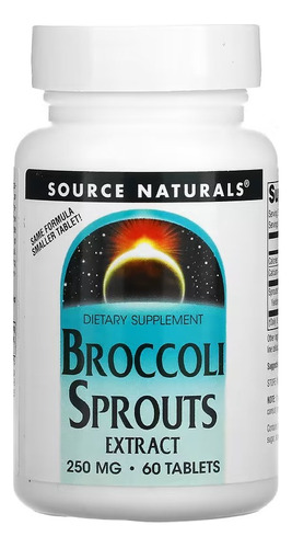 Broto De Brócolis - Broccoli Sprouts - 60tab- Source Natural