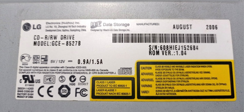 Lectoras De Cd/dvd Multigrabador Ide Para Computdora (Usado)