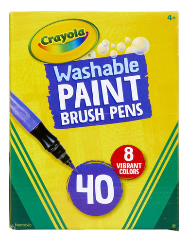 Crayola - Rotuladores De Pintura, Pinturas Lavables, 8 Colo.