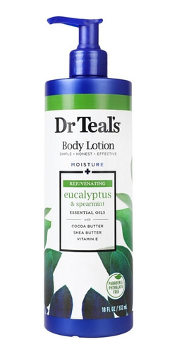 Crema Corporal Eucalipto Y Menta Dr Teals 532