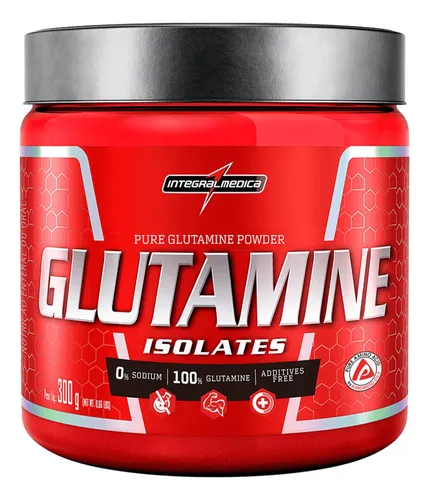 Glutamine L-Glutamina Isolada 100% Sem Sabor 300g Integralmédica