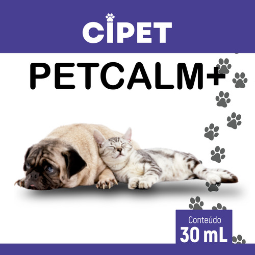 Suplemento Petcalm 30ml Cipet - Seu Pet Mais Calmo