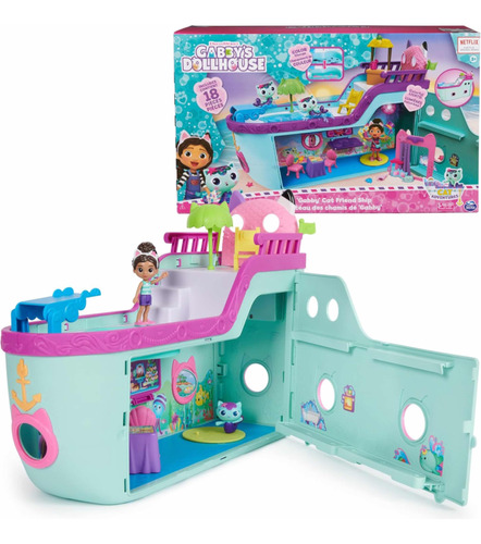 Gabby's Dollhouse Crucero (friend Ship) De Juguete Gabby Cat