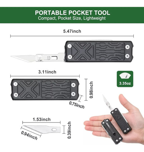 Nextool Pocket Tool E1, Navaja Multiherramienta De Bolsillo