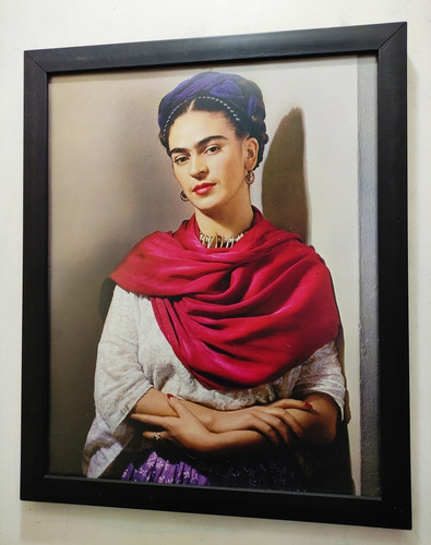 Litografía De Imagen De Frida Kahlo 55 X 45 Cms
