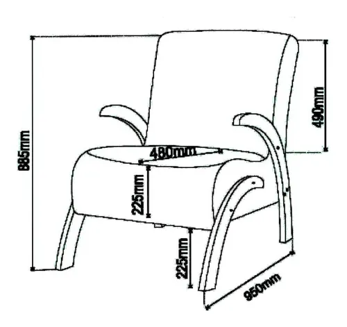 Butaca Living Sillon 1 Cuerpo Sofa Flower Bordo Color Beige