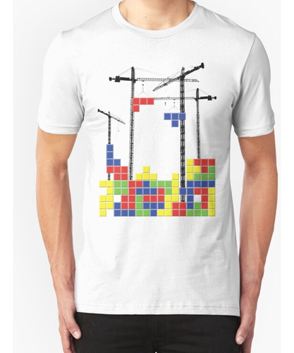 Franela  Tetris Skyline