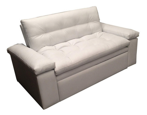 Sofacama Rochester Ecocuero Blanco