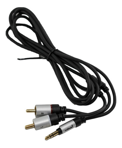 Cable Audio Estereo 1.8 Mini Plug 3.5 A 2 Rca Audiopipe Htec