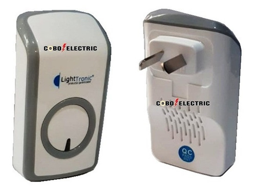 Imagen 2 de 4 de Timbre Inalambrico Enchufable Light Tronic 220v Exterior