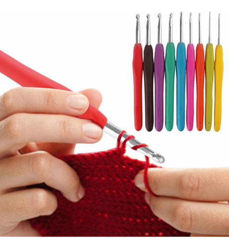 Kit Crochet Costura Agujas Estuche Accesorios