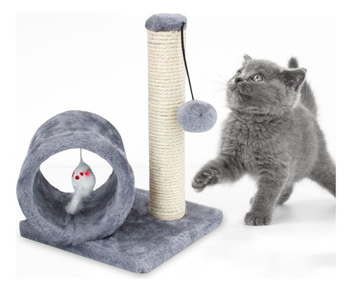 L Poste Para Rascar Gris Poste Rascador Para Gatos Gris Gris