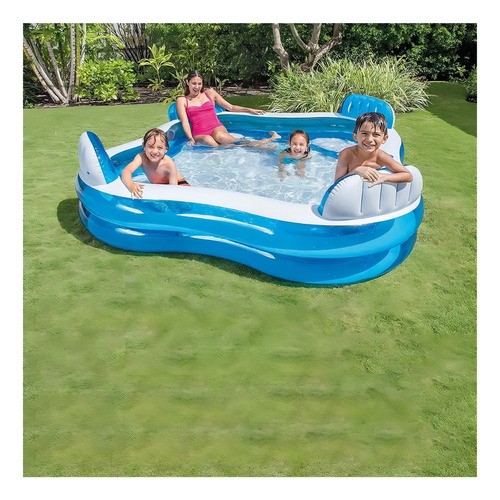 Piscina Inflable De 229cm X 229cm X 66cm 990l Verano