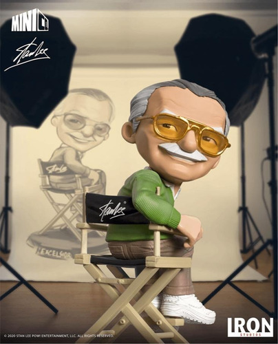 Imagem 2 de 10 de Stan Lee Marvel Minico Iron Studios Figure