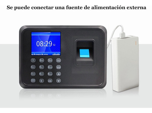 . Digital Fingerprint Time Clock Biometric Usb Memory